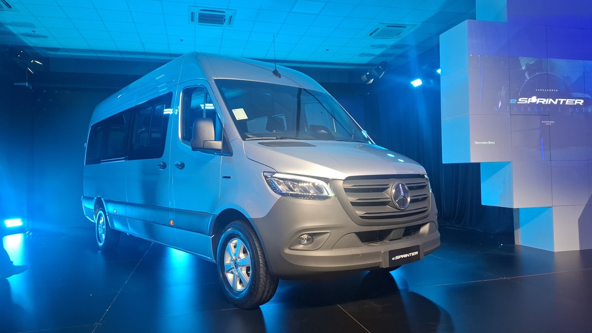 Mercedes Benz Lan A Sprinter El Trica No Brasil